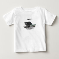 T-shirt de raton laveur de bébé