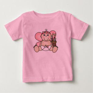 T-shirt Pour Bébé T-shirt de Valentine de cupidon de bébé