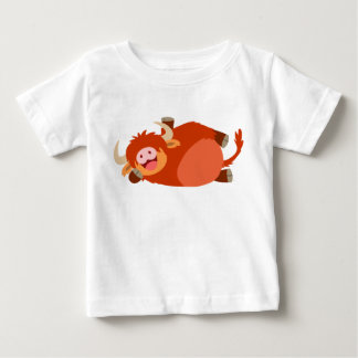 T-shirt Pour Bébé T-shirt des montagnes de bébé de vache à bande