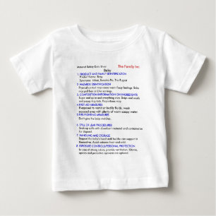 T-shirt Pour Bébé T-shirt du bébé MSDS