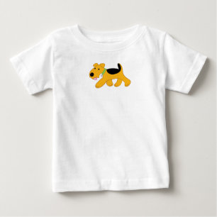 T-shirt Pour Bébé T-shirt du Jersey d'amende de bébé d'Airedale
