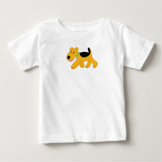 T-shirt Pour Bébé T-shirt du Jersey d'amende de bébé d'Airedale