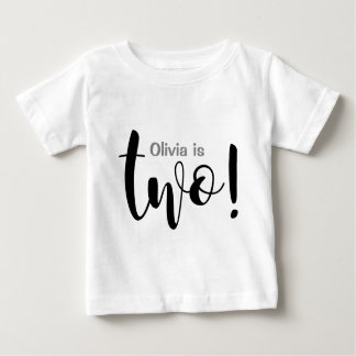 T-shirt Pour Bébé T-shirt fille bébé 2 ans personnalisable