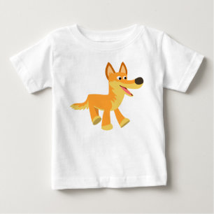 T-shirt Pour Bébé T-shirt mignon de bébé de dingo de bande dessin
