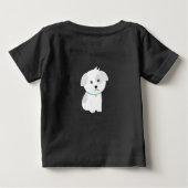 T-shirt Pour Bébé T-shirt petit bébé chiot (Dos)