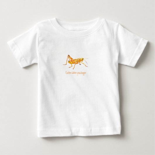 T-shirt Pour Bébé T-Shirt, sauterelle en laine de l'Est (Devant)