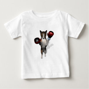 T-shirt Pour Bébé Tabby Boxer