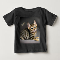 Tabby chatte moelleux chatte bébé