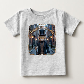 T-shirt Pour Bébé Tabbynezer Scrooge Photographique – Tabby Scrooge