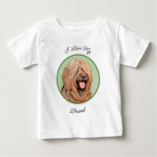 T-shirt Pour Bébé Tableau de bord - Joli art original chien