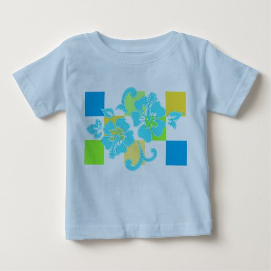 T-shirt Pour Bébé Tableau de contrôle Hibiscus Toddler et Tee - shir (Devant)