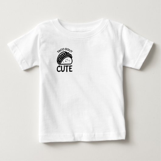 T-shirt Pour Bébé Taco Bout It (Devant)