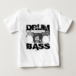T-shirt Pour Bébé Tambour et basse