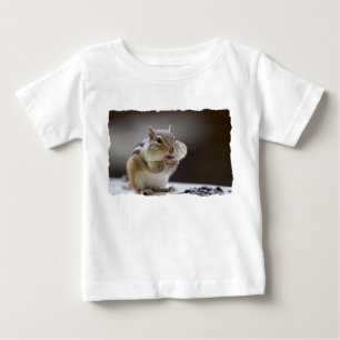 T-shirt Pour Bébé Tamia avec la pleine photo de joues