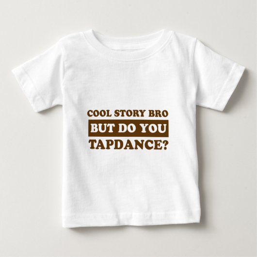 T-shirt Pour Bébé tapdance la danse (Devant)