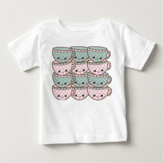 T-shirt Pour Bébé Tasses à thé Kawaii