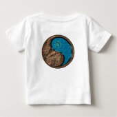 T-shirt Pour Bébé Taureau & Rat d'eau (Dos)