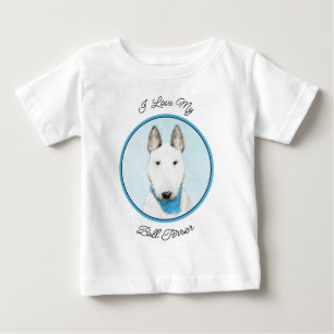 T-shirt Pour Bébé Taureau Terrier - Cute Original Chien Art