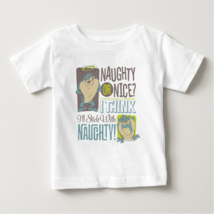 T-shirt Pour Bébé TAZ™- Naughty ou Nice ?