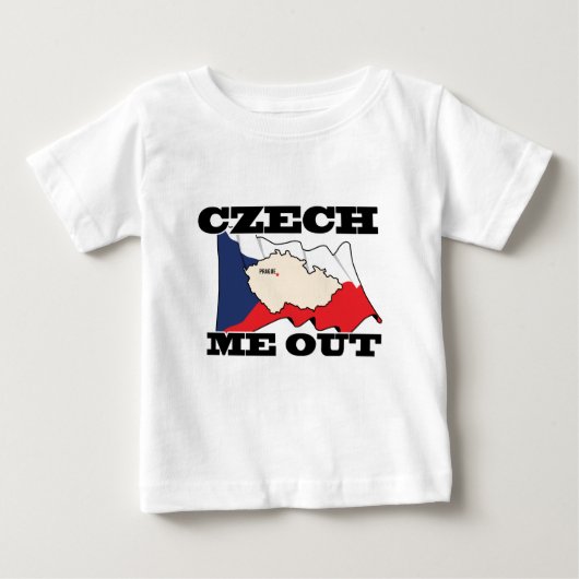 T-shirt Pour Bébé Tchèque - Sortie (Devant)