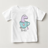 T-shirt Pour Bébé Tea Rex Dinosaur (Devant)