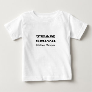 T-shirt Pour Bébé Team Smith Membre à vie - Chemise Toddler