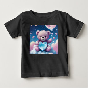 T-shirt Pour Bébé Teddy au clair de lune - Dreamight Nights