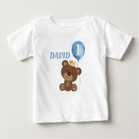 Teddy Bear Cute Baby Boy Birthday