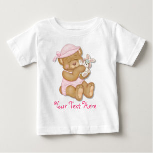 T-shirt Pour Bébé Teddy Girl Pâques
