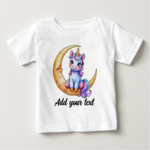 T-shirt Pour Bébé Tee bébé licorne mignonne