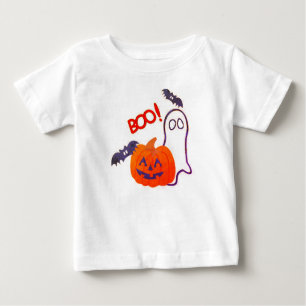T-shirt Pour Bébé Tee d'Halloween pour enfants, Boo costume pour enf