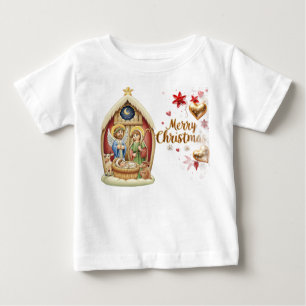 T-shirt Pour Bébé Tee-shirt bébé Mreei Crixmixe Mignon, Confortable