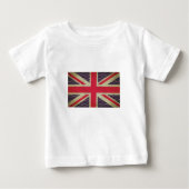 T-shirt Pour Bébé Tee - shirt de drapeau d'Union Jack (Devant)