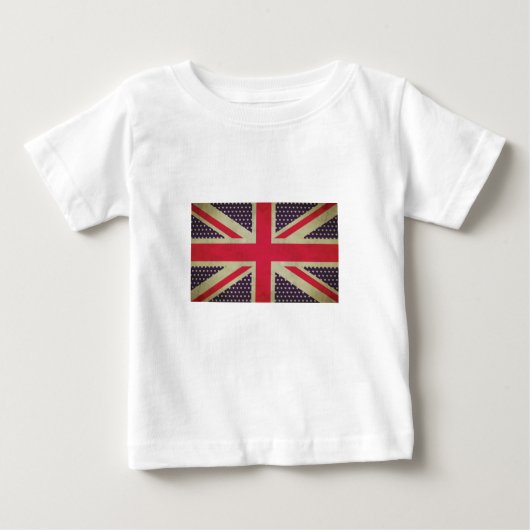 T-shirt Pour Bébé Tee - shirt de drapeau d'Union Jack (Devant)