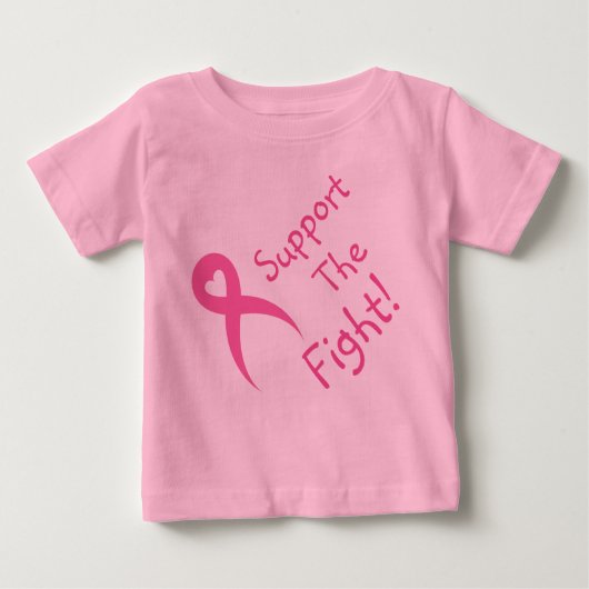 T-shirt Pour Bébé Tee - shirt de la sensibilisation au cancer du sei (Devant)