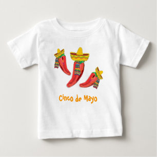 T-shirt Pour Bébé Tee - shirt d'enfant en bas âge. Poivrons de