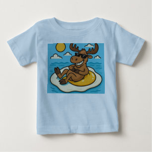 T-shirt Pour Bébé Tee-shirt d'été super pour enfants - Œuf de Moose