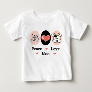 T-shirt Pour Bébé Tee - shirt infantile de douille de vache à MOO