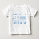 T-shirt Pour Bébé Tee shirt pétition<br><div class="desc">Signez la pétition pour le petit pot saveur tartiflette,  car nos petits hauts-savoyards méritent ce qu'il y a de meilleur.</div>