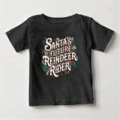 T-shirt Pour Bébé Tee - shirts de Noël en famille | Futur Rider Rein (Devant)