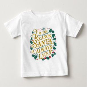T-shirt Pour Bébé Tee - shirts de Noël en famille Raison Père Noël