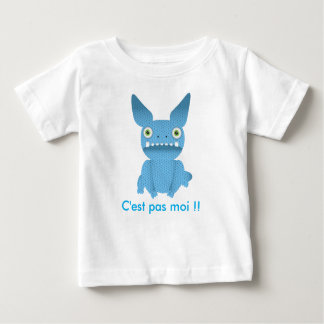 T-shirt Pour Bébé teeshirt enfant monstre bleu