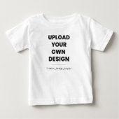 T-shirt Pour Bébé Téléchargez votre propre design ici | Modèle perso (Devant)