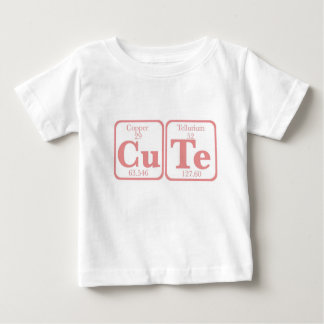 T-shirt Pour Bébé Tellurium de cuivre (CuTe) -- Rose
