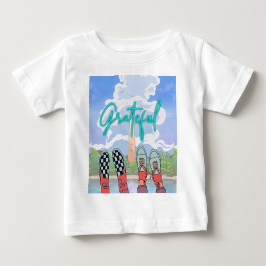 T-SHIRT POUR BÉBÉ TEMPS DE DÉTENTE (Devant)