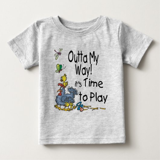 T-shirt Pour Bébé Temps de lecture (Devant)
