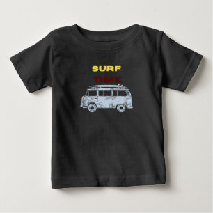 T-shirt Pour Bébé Temps de surf d'été garçon