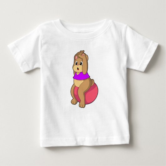 T-shirt Pour Bébé Tenez-vous en forme avec l'exercice ball.PNG (Devant)