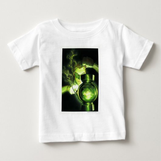 T-shirt Pour Bébé Tenir la lanterne verte (Devant)