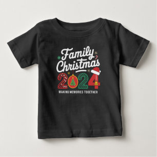 T-shirt Pour Bébé Tenue assortie de Noël en famille 2024 Squad Xmas